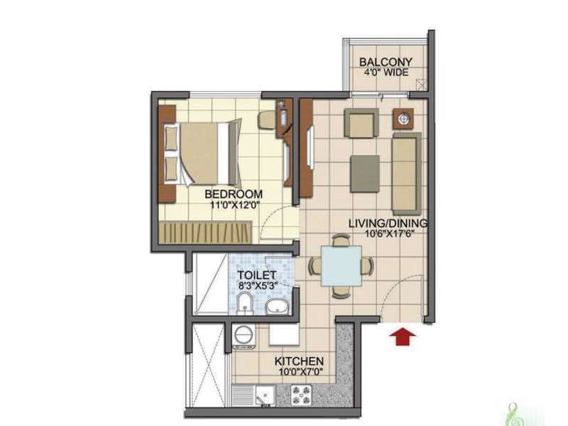 1 BHK FLATES