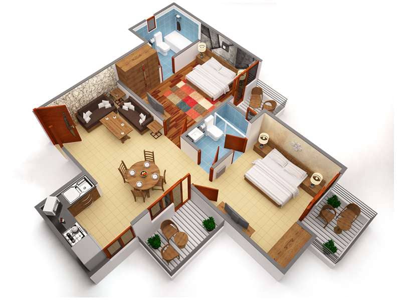 2 BHK FLATES