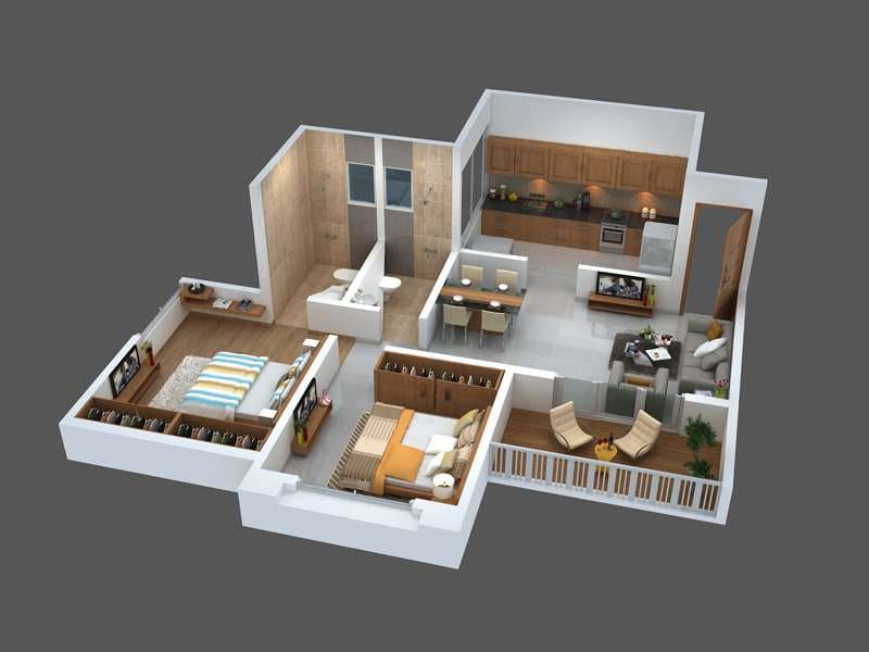 2 BHK FLATES