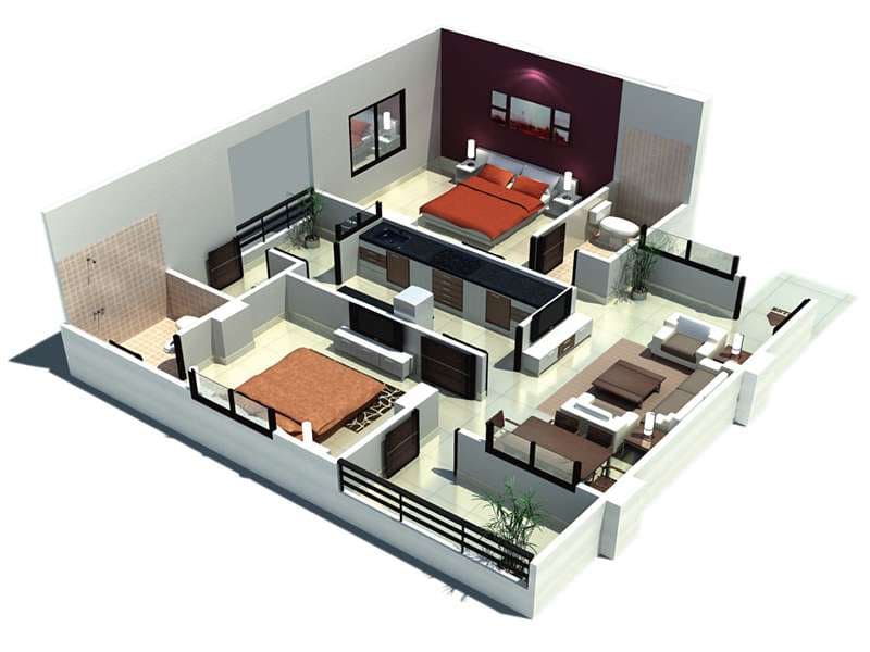 2 BHK FLATES
