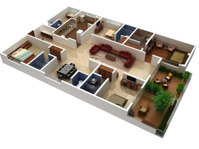 3 BHK FLATES