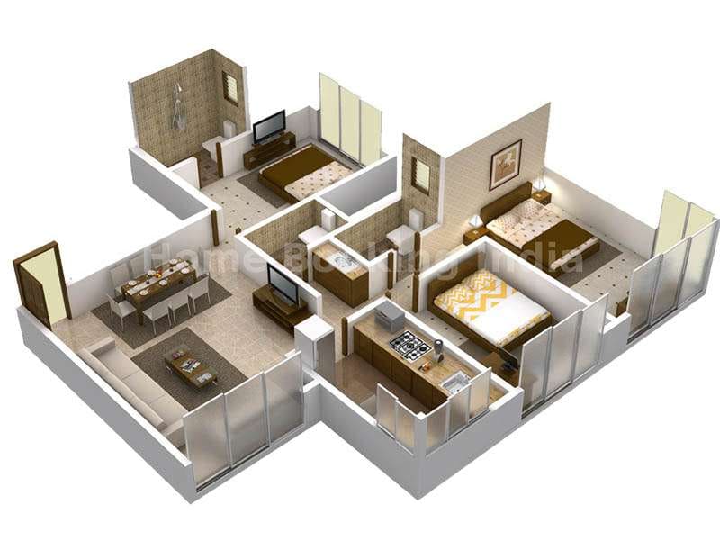 4 BHK FLATES