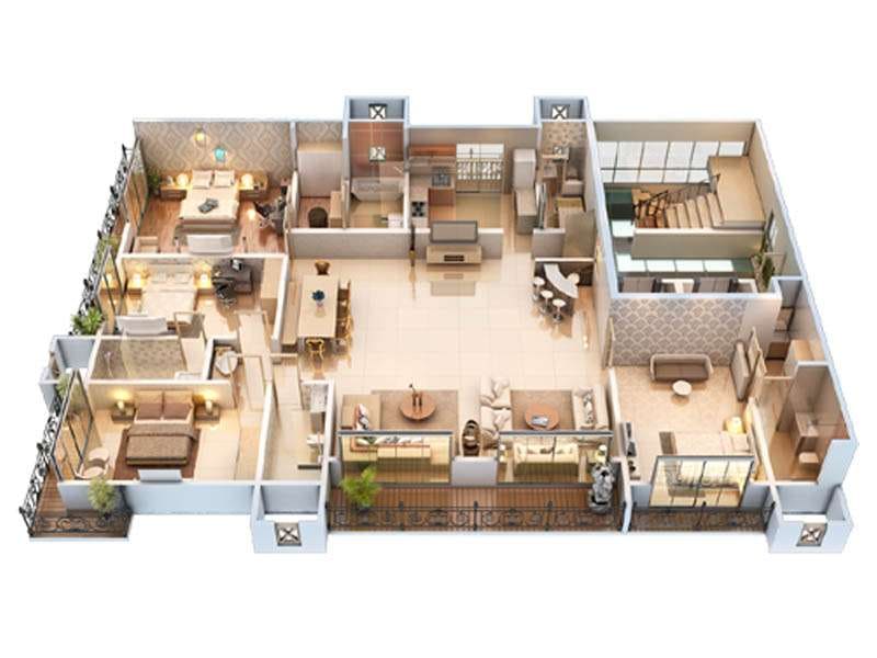 4 BHK FLATES